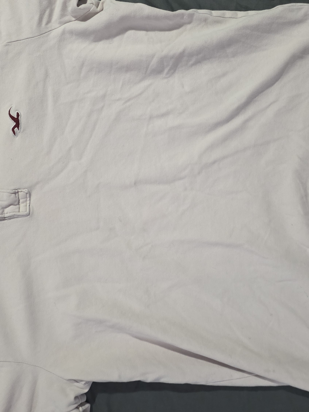 Hollister Pink Polo with Maroon Logo
